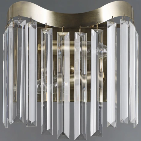 Бра хрустальное ILLUMICO IL3475-2WSQ-25AB ELITE