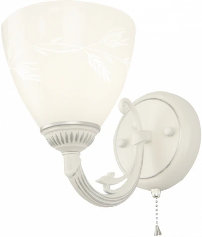 Бра с выключателем Arte Milano AM343659 343659/1W WT+SL (220V)