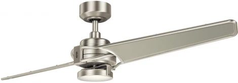 Потолочная люстра на штанге светодиодная с вентилятором Xety KLF-XETY-56-BN Kichler (220V)