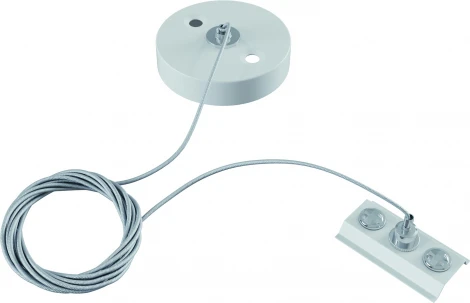 Подвес тросовый 1шт Unity белый (однофазный) Maytoni Technical TRA001CW-11W