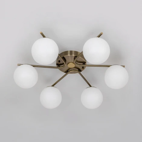 Потолочная люстра RGB на штанге Citilux Адам Смарт CL228A163 (LED, 220V, умный дом - Алиса, Маруся, Салют, шарики)