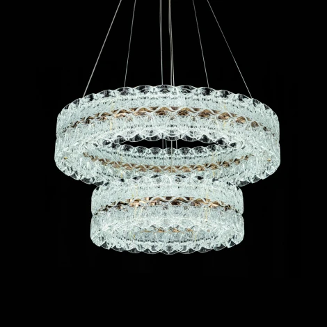 Подвесная люстра светодиодная с пультом с регулировкой цветовой температуры Modelux ML.8185.600.400 GD