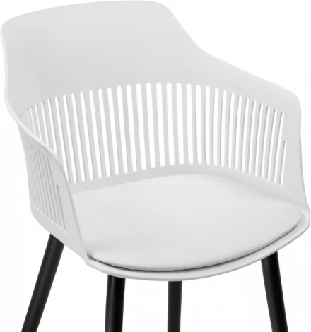 Пластиковый стул Woodville Crocs white / black