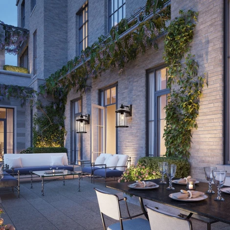 Настенный уличный светильник Feron Борда 48388 PL721 60W E27 черный Бордо (220V, круглые, IP44)