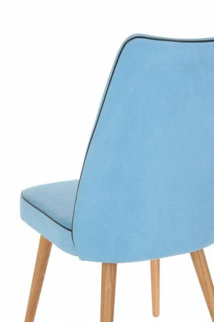 Стул Lounge High Голубой ткань