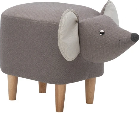 Пуф Leset Mouse COMBI (Фанера,Массив дерева,Рогожка) арт.2500000049613