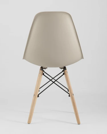 Стул Eames Style DSW бежевый (разборный каркас) Stool Group арт.УТ000037157