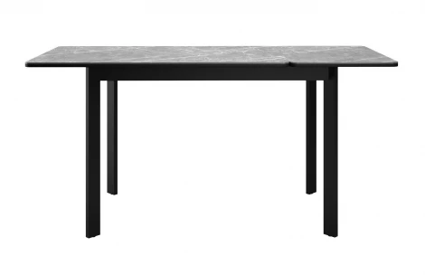 Стол DikLine LK110 Керамика Серый мрамор/подстолье черное/опоры черные