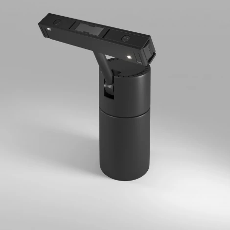 Трековый Wi-Fi светильник магнитный Elektrostandard Slim Magnetic 85197/01 20W 2700-6500K Dim R03 (черный) (LED, 48V, управление смартфоном, голосовое управление, умный дом - Minimir Home, круглые)