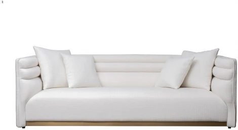 Диван трехместный GD/Toledo св.бежевый рогожка Norton Svbeg 236*97**77см Garda Decor