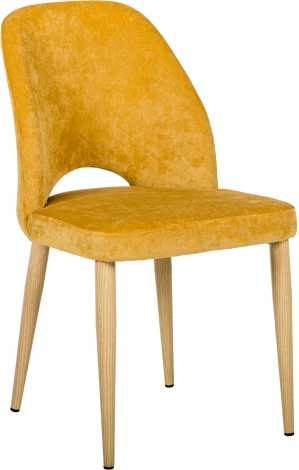 Стул Ledger Желт/Натуральный Дуб R-Home арт.4101230h_ЖелтНДуб
