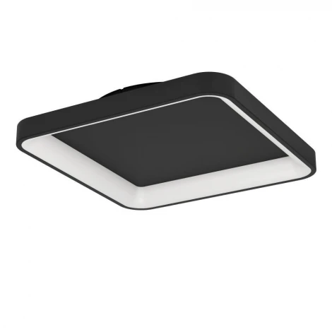 Потолочный светильник светодиодный Eglo Loretello 901252 12W(LED), 350x350, пластик, сталь, черный, 2700-6500K