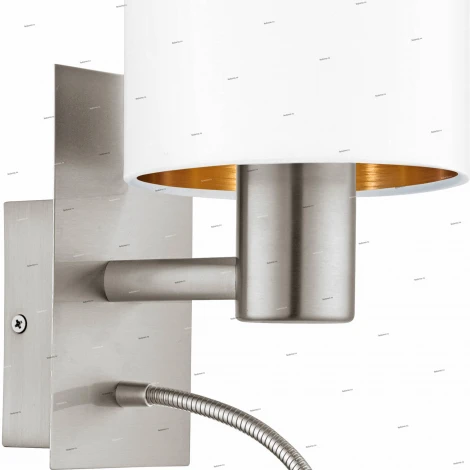 Бра на гибкой ножке для чтения Eglo Pasteri 96484 (220V, выключатель)