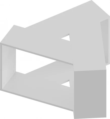 Стол журнальный TRIO COFFEE TABLE (Белый) LEVE