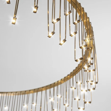 Подвесной светильник ярусный Bogate's Firefly 454/2 (LED, 220V, на тросе, кольцо)