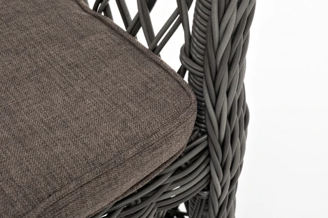 "Сицилия" плетеный стул из искусственного ротанга, цвет графит 4SIS арт.УТ-00006466