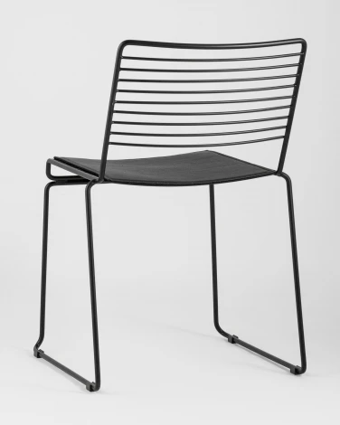 Стул обеденный Danny черный с черной подушкой УТ000004223