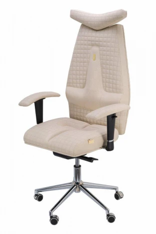 Кресло Jet Kulik System Бежевая кожа