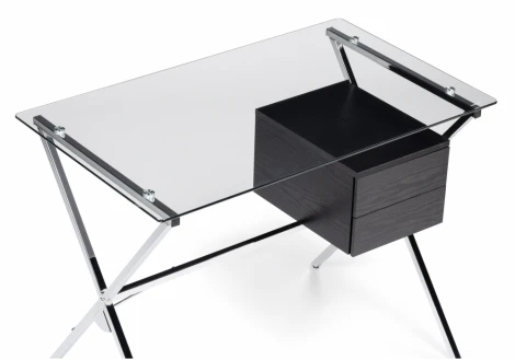 Компьютерный стол monki black / chrome