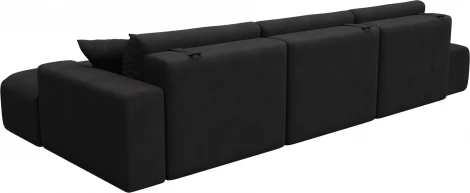 Диван угловой Лига-036 НПБ Модерн Лонг правый угол Лига Диванов (Замша) арт.127760