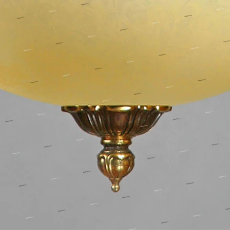 Люстра потолочная Ambiente by Brizzi Tenerife, 5 ламп, бронза с бежевым