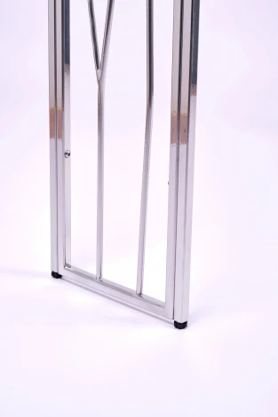 Консольный стол AllConsoles 1122-CS clear серебряный