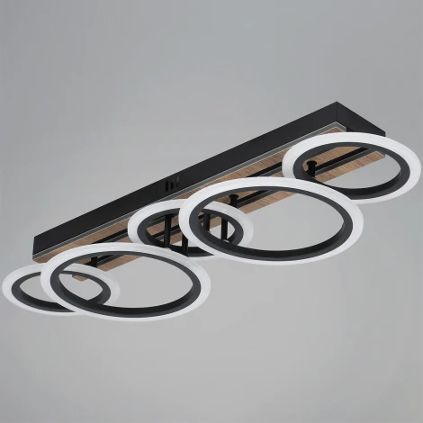 Потолочная люстра светодиодная на штанге с регулировкой цветовой температуры Reluce 00330-0.3-3+2