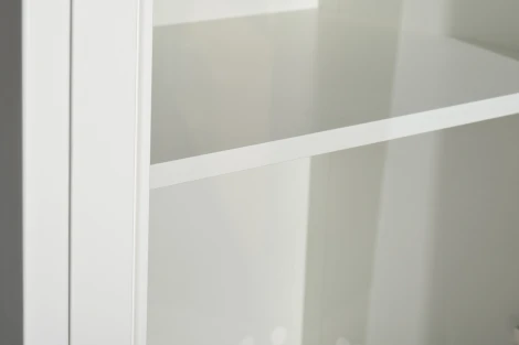 151SV-000021 Шкаф-витрина 1 стеклянный фасад с тумбой прикроватной с 2-мя ящиками Garda Decor