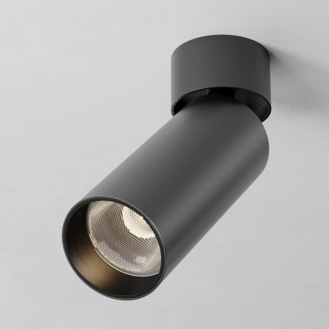 Потолочный светильник накладной Maytoni Focus Led C055CL-L12W2.7K-SS-B