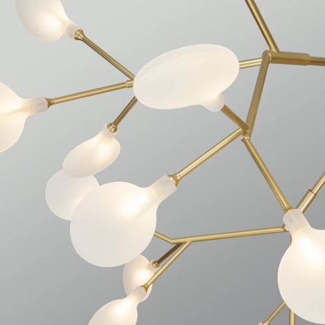 Потолочная люстра Wi-Fi Bogate's Foglia 344 Smart (220V, управление смартфоном, голосовое управление, умный дом - Minimir Home, Алиса, Маруся, Салют, лепестки)