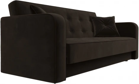 Диван-книжка Тур (Коричневый/Микровельвет) Лига Диванов арт.121784
