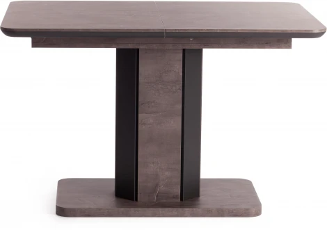 Стол обеденный SKAT ЛДСП/МДФ, 120-160х80х75 см, Оникс/Графит Tetchair 18956