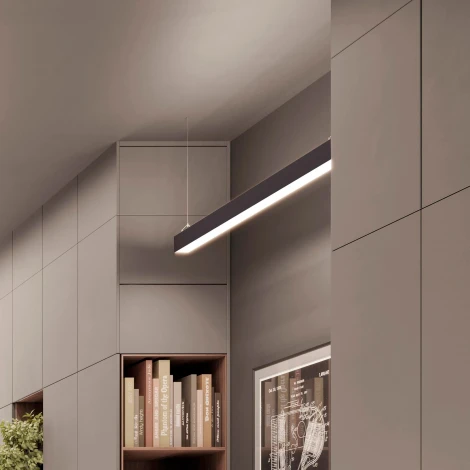 Профиль LINE-6070-2000 ANOD BLACK (Arlight, Алюминий) 046402