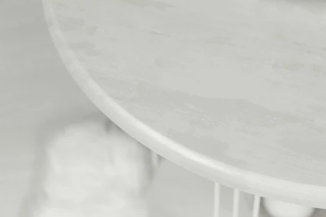 Столик кофейный Sheffilton SHT-CT32-1 белый муар/бетон лофт от фабрики Sheffilton