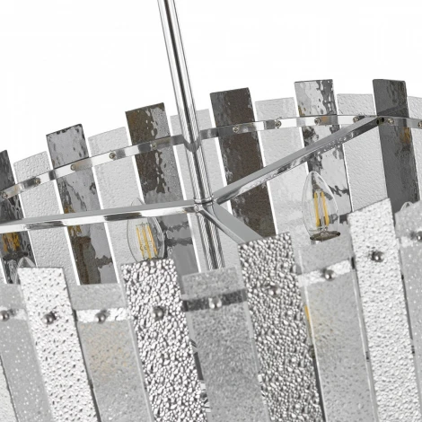 Подвесная люстра хрустальная на штанге Arte Milano Sorrento-2109 372109/5/350/390 CR (220V)