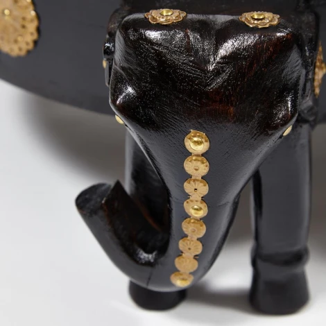 Столик Secret De Maison 3 SLONA ( mod. ND-005) этническая роспись (дерево манго/латунная чеканка)