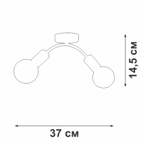 Потолочная люстра V4989-1/2PL Vitaluce (220V)