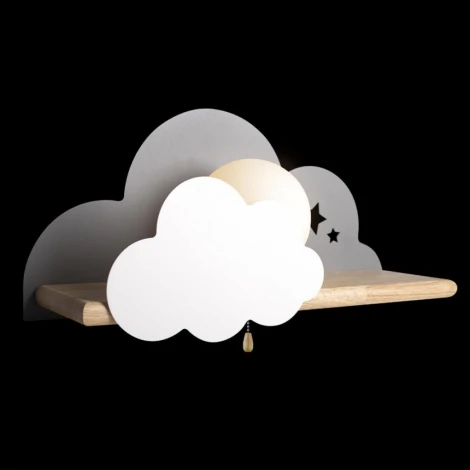 Настенный светильник Loft It Axel 10134 Grey (для детской, 220V, выключатель, шар)