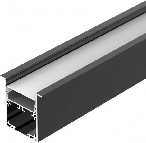 Профиль SL-LINIA52-3L-F-2000 ANOD BLACK (Arlight, Алюминий) 044685