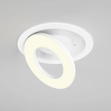 Встраиваемый светильник Maytoni Vector DL102-12W3K-W (LED, 220V, круглые)