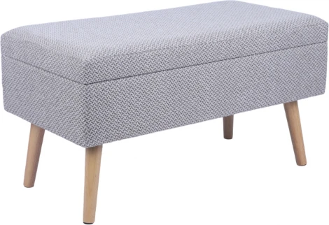 Банкетка Сторми с ящиком серо-бежевый Stool Group арт.УТ000039387