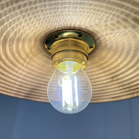 Подвесной светильник Wood Light Brown ImperiumLoft Wood-C01 (141158-26) (220V, на проводе)