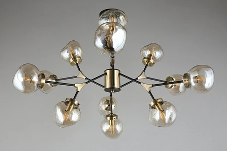 Потолочная люстра на штанге Omnilux Crotone OML-95107-12 (220V, шарики)