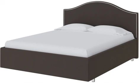 PROxSON Кровать Classic (Ткань: Велюр Forest 16 Коричневый) 200x190