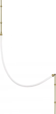 Настенно-потолочный светильник с гибким неоном ST Luce Strap SL6132.301.20 Латунь/Белый LED 1*20W (220V)