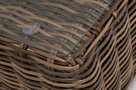 "Палермо" журнальный столик из искусственного ротанга, цвет соломенный 4SIS арт.УТ-00006743