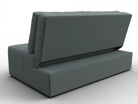 Диван прямой Лига-107 (140) (ЛДСП,Брус,Фанера,Рогожка/Серый) Лига Диванов 134903