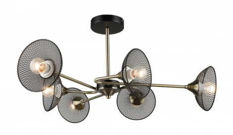 Потолочная люстра Imex MD.5700-6-S-AB+BK