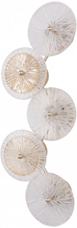 Бра светодиодное Arte Milano AM-1252B 5.1252B.D250.H600.LED G (220V, круглые)