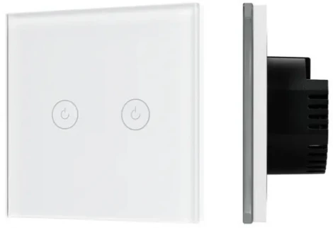 Выключатель сенсорный SWT-OMALI-S02-ZB-WH (250V, 10A, Zigbee) (Arlight, Стекло) 050041